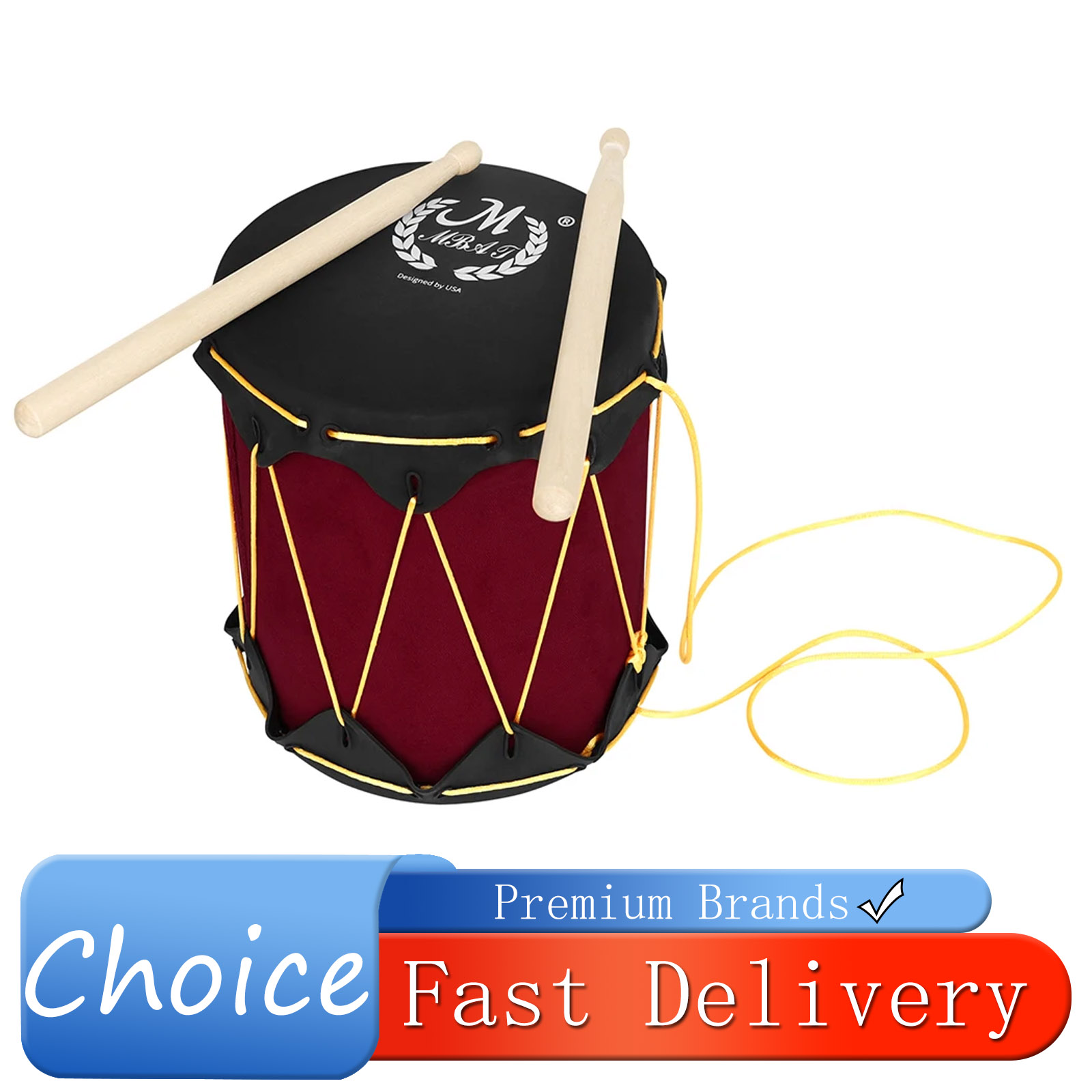 Musical Instrument Indian - Tambor Indiano de Borracha IRIN com