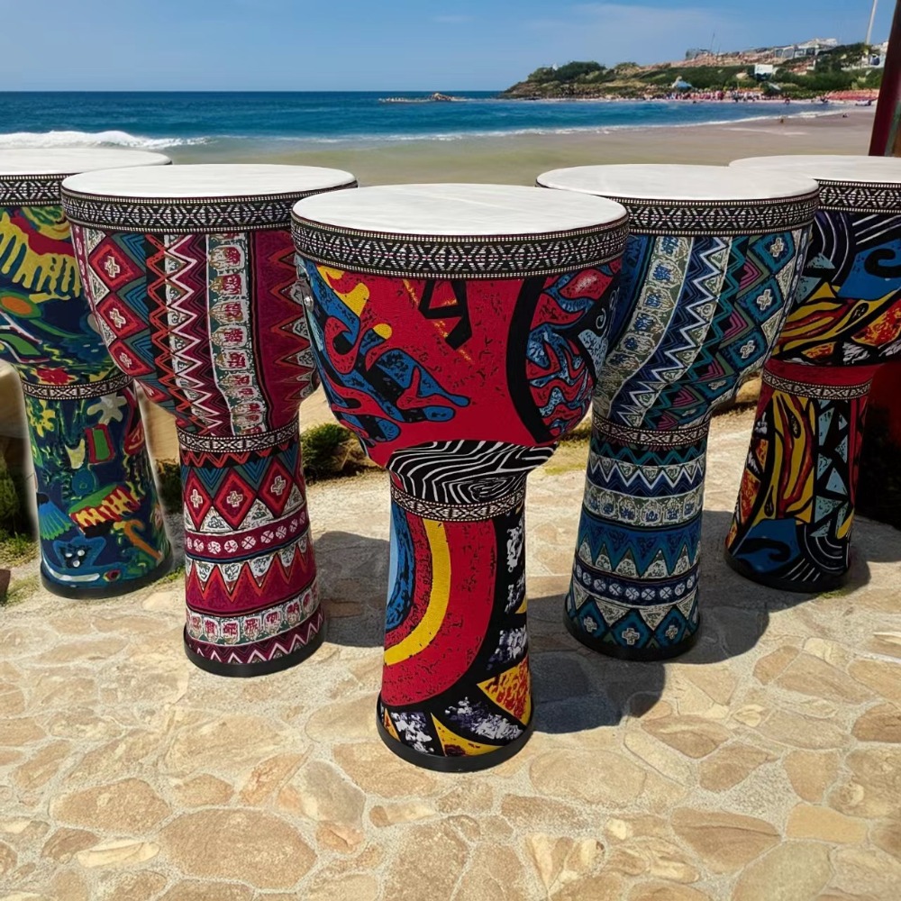 Musical Instrument Djembe - Tambor Djembe Africano Portátil de 8,5