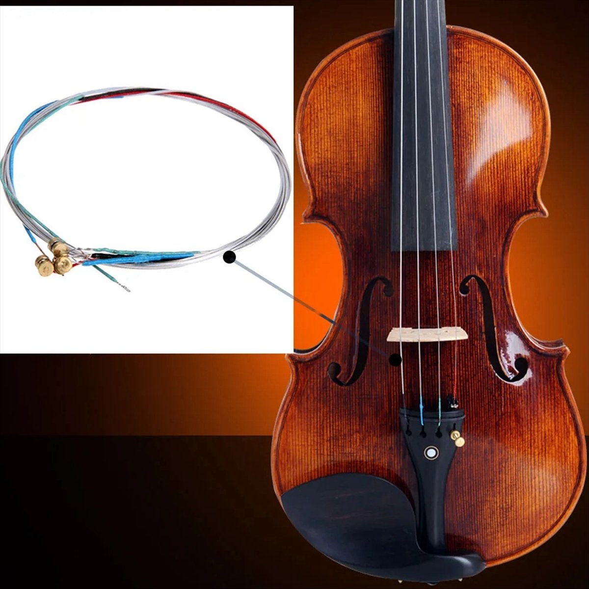 Violin Musical Instrument - Cordas de Violino ABPF 4/4 Profissional,