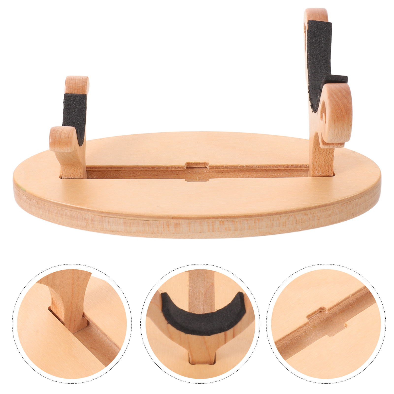 Musical Instrument Accessories - Suporte de Ocarina de Madeira Cáqui,