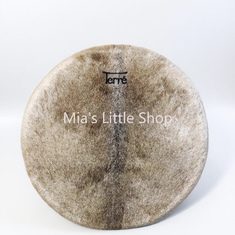 Musical Instrument Indian - Tambor Indiano de Couro Natural e