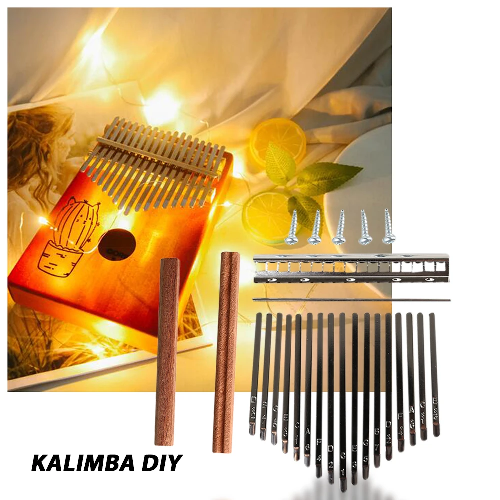 Musical Instrument Piano - Conjunto de teclas kalimba de 17
