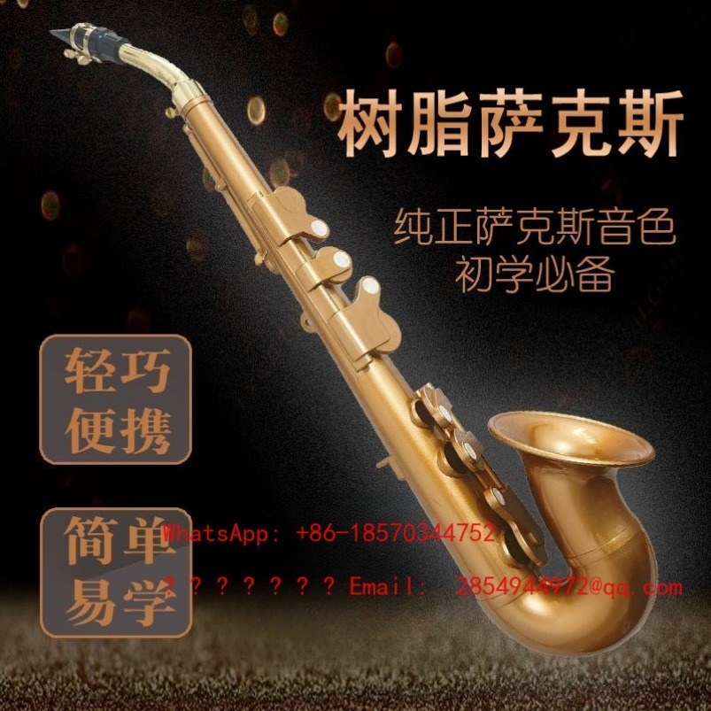 Musical Instrument Easy To Learn - Saxofone de Resina Instrumento Musical Si