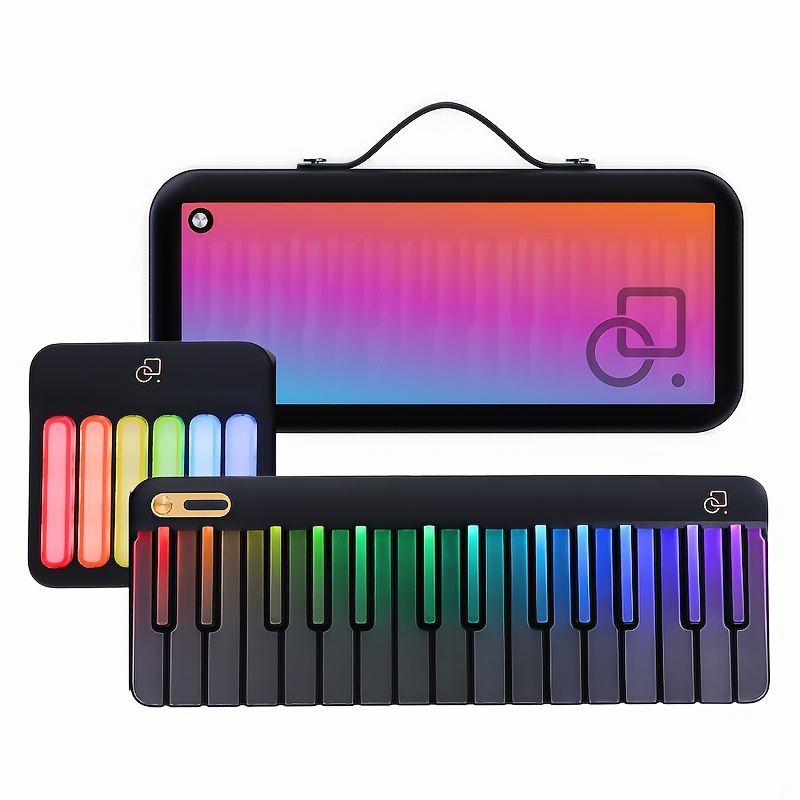 Musical Instrument Easy To Learn - Piano Digital Inteligente PopuPiano com Iluminação