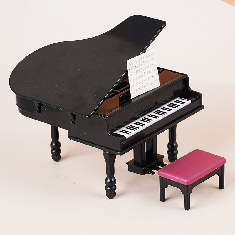 1:12 casa de bonecas em miniat - Musical Instrument Piano avaliação e preço