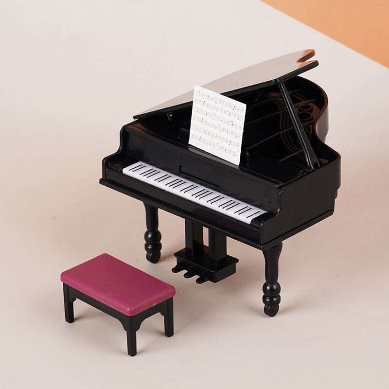 1:12 casa de bonecas em miniat - Musical Instrument Piano avaliação e preço