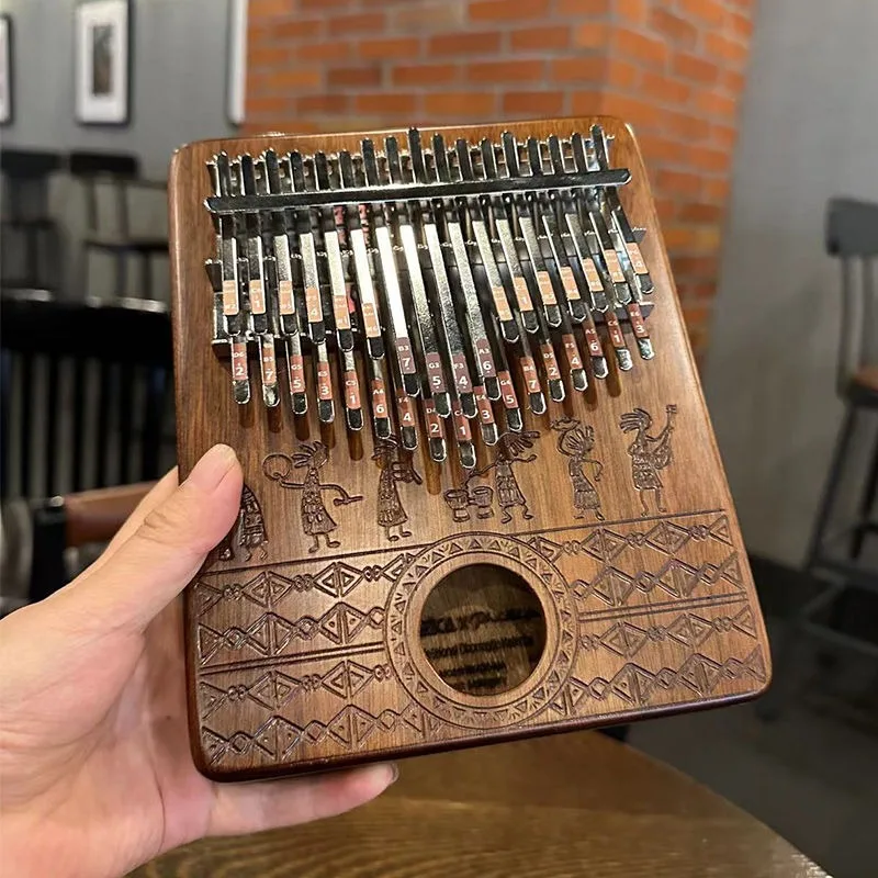 Kalimba de madeira portátil pa - Musical Instrument Piano avaliação e preço