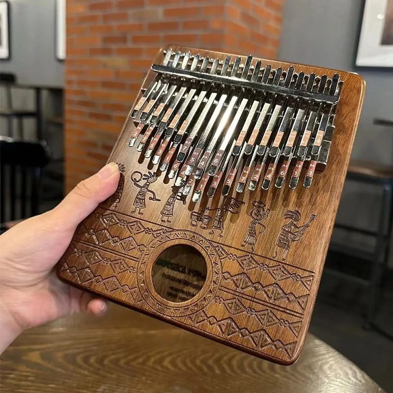 Kalimba de madeira portátil pa - Musical Instrument Piano avaliação e preço