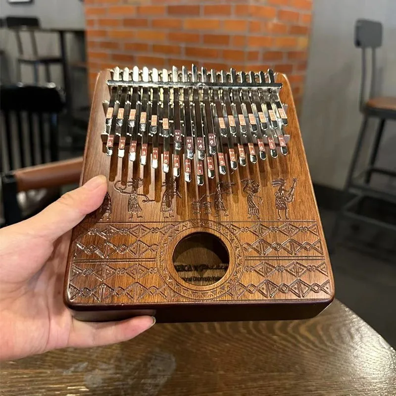 Kalimba de madeira portátil pa - Musical Instrument Piano avaliação e preço