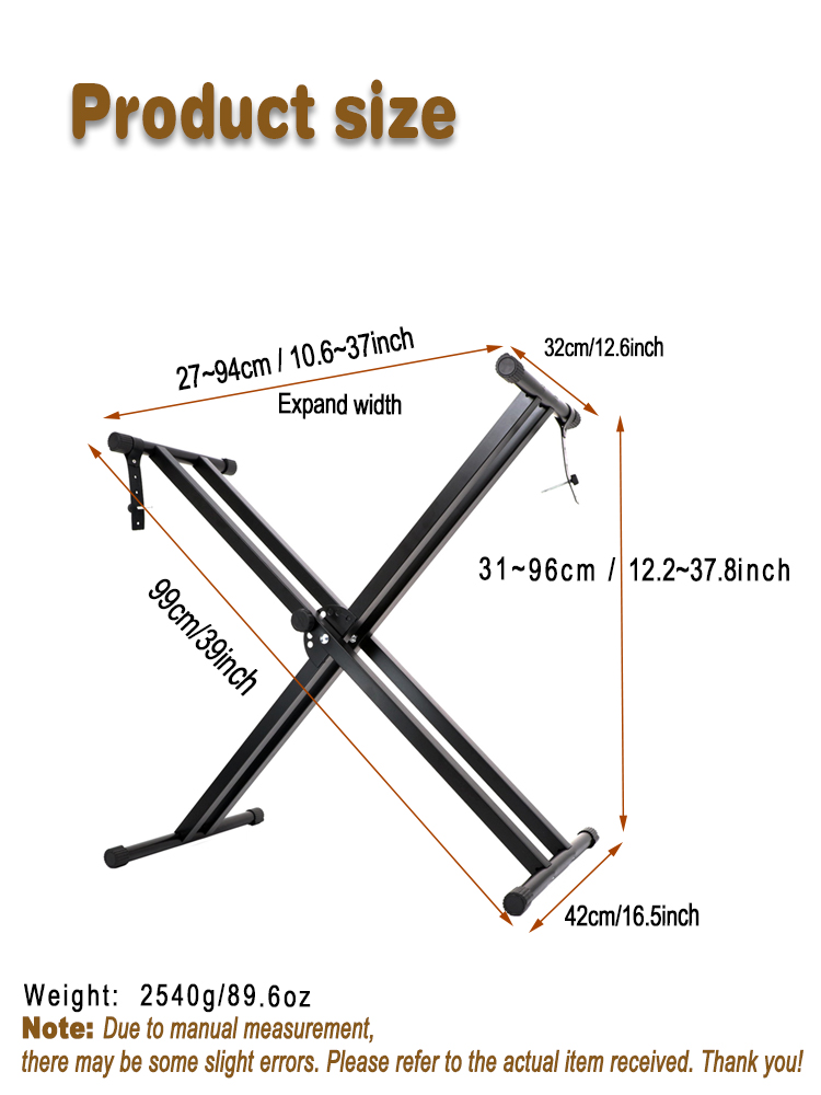 1pc suporte de teclado de meta - Musical Instrument Piano avaliação e preço