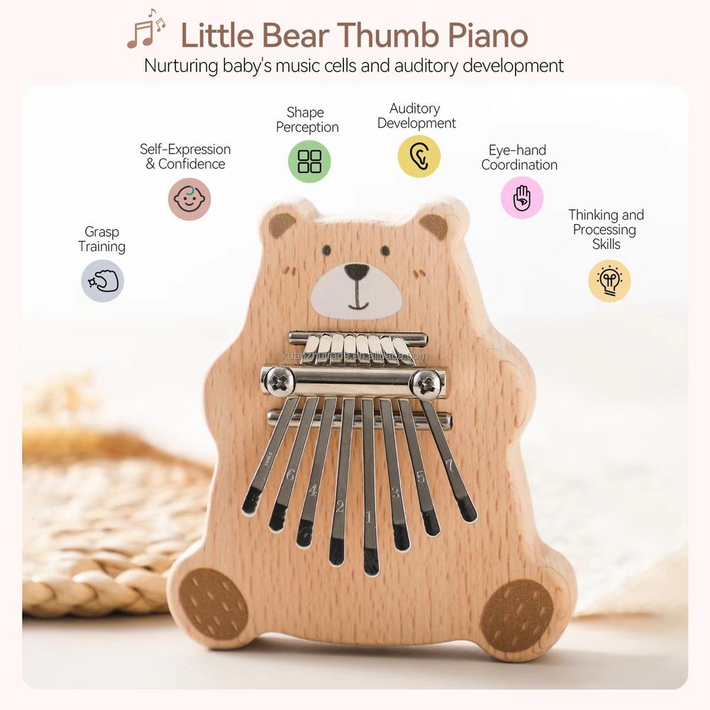 Mini Kalimba de 8 Teclas, Pian - Musical Instrument Piano avaliação e preço