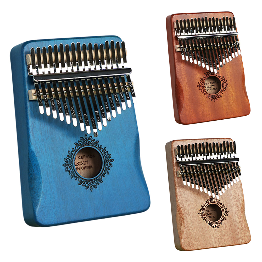 Mini Kalimba de Madeira 8/17 T - Musical Instrument Piano avaliação e preço