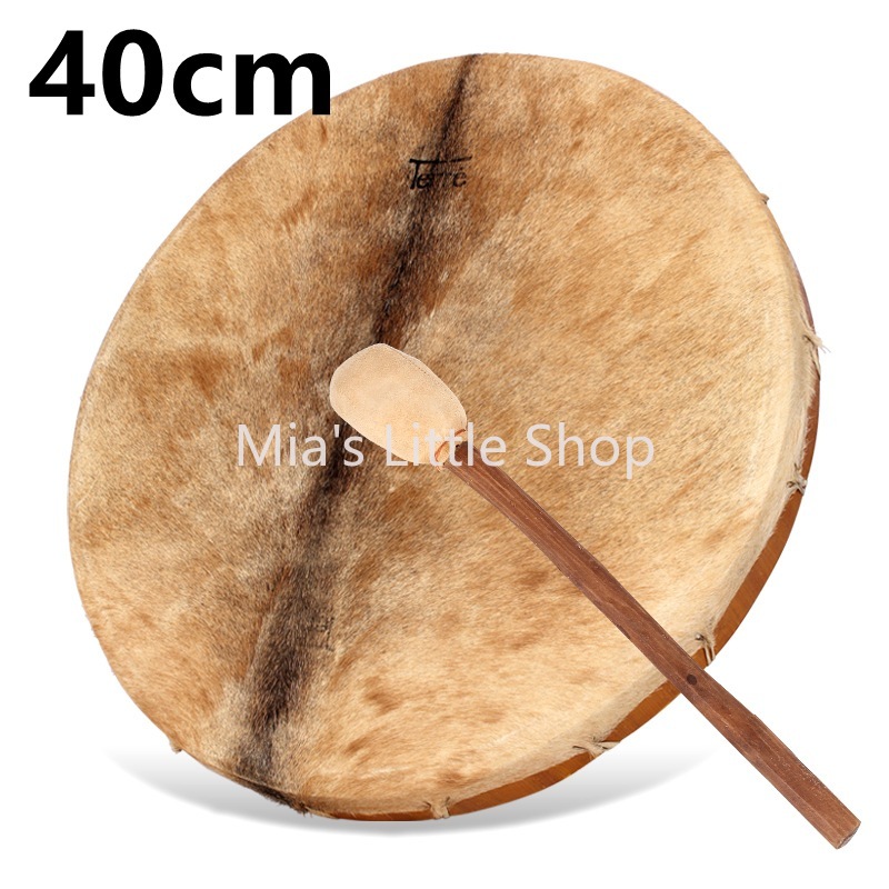 Tambor Indiano de Couro Natura - Musical Instrument Indian avaliação e preço