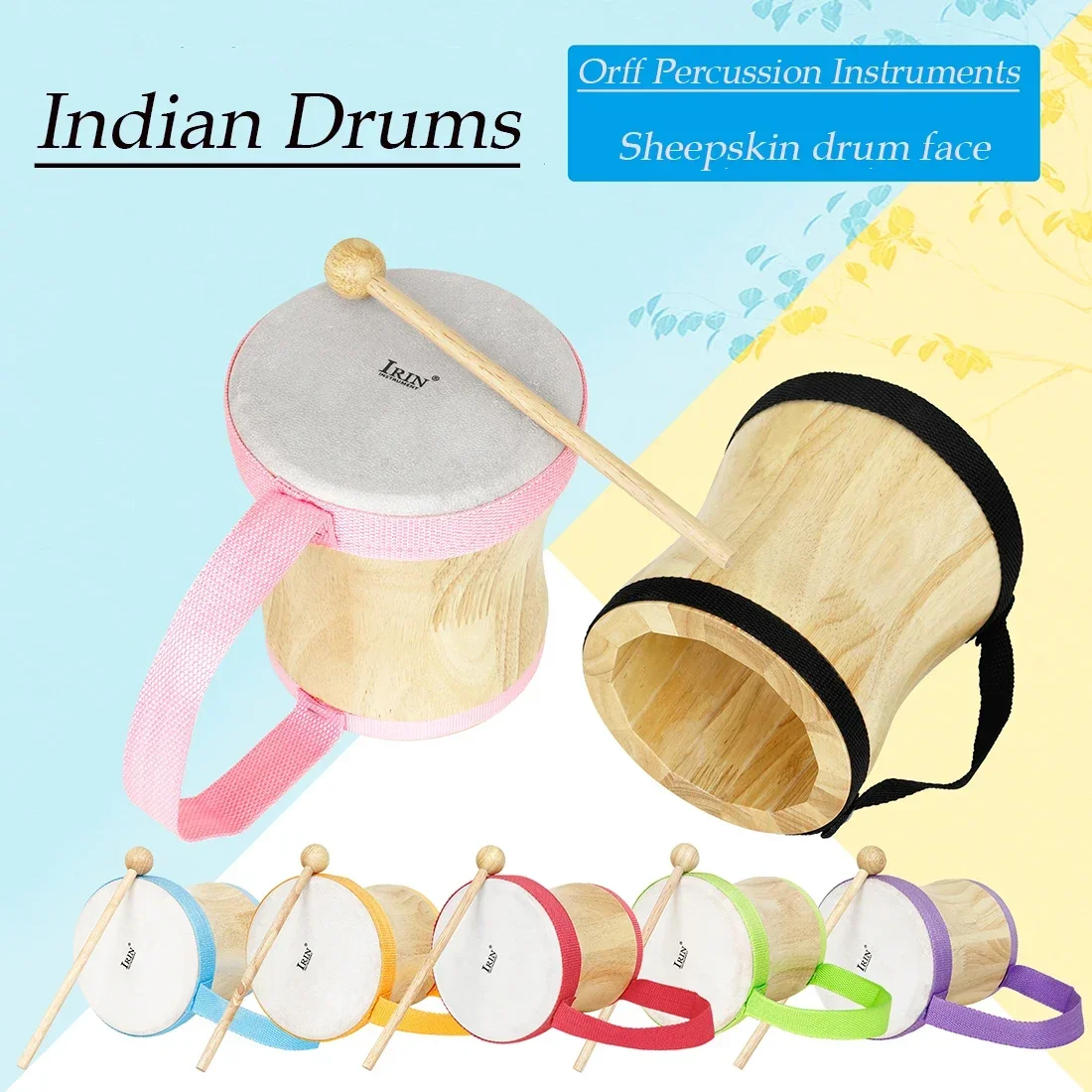 Irin tambores indianos profiss - Musical Instrument Indian avaliação e preço