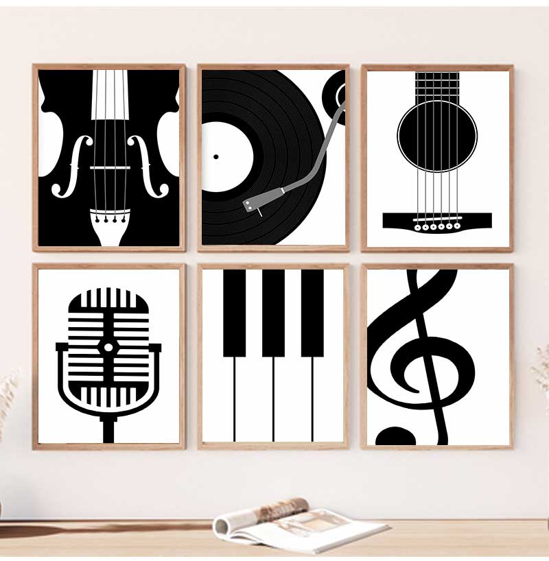 Pôsteres e impressões de instr - Picture Of Musical Instrument avaliação e preço