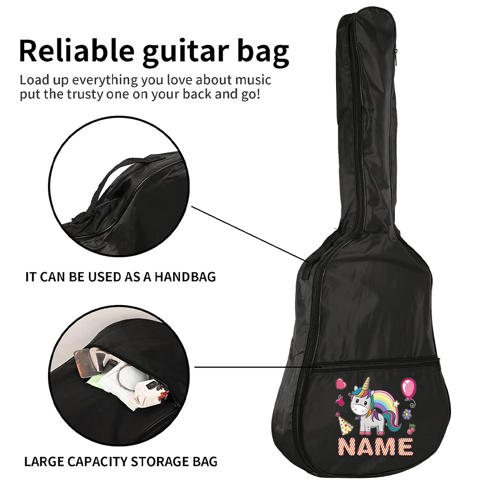 Bolsa de guitarra com nome per - Musical Instrument And Names avaliação e preço