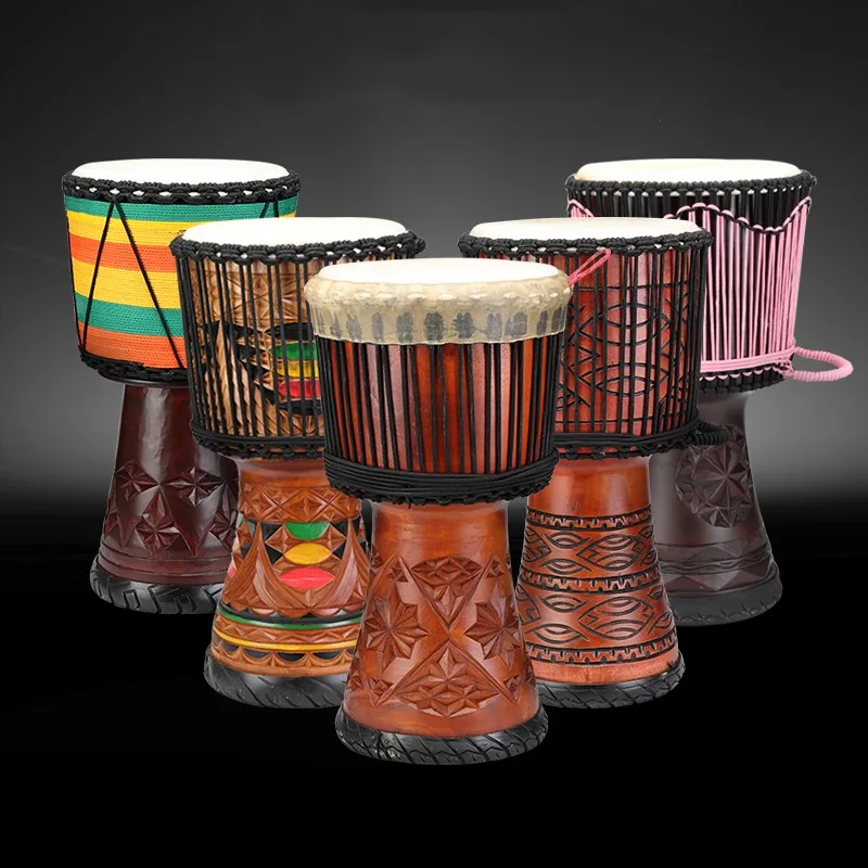 12 Polegada djembe mogno tambo - Musical Instrument Djembe avaliação e preço