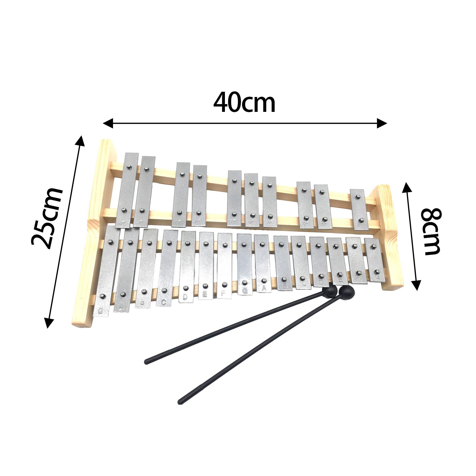 Xilofone de Metal com 25 Notas - Musical Instrument Xylophone avaliação e preço