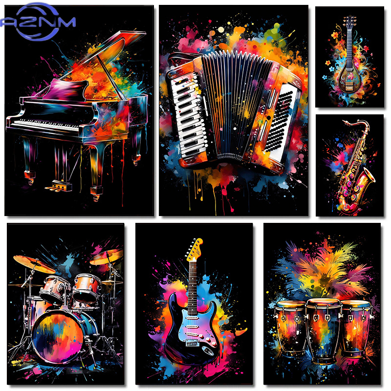 Pôsteres Clássicos de Instrume - Picture Of Musical Instrument avaliação e preço