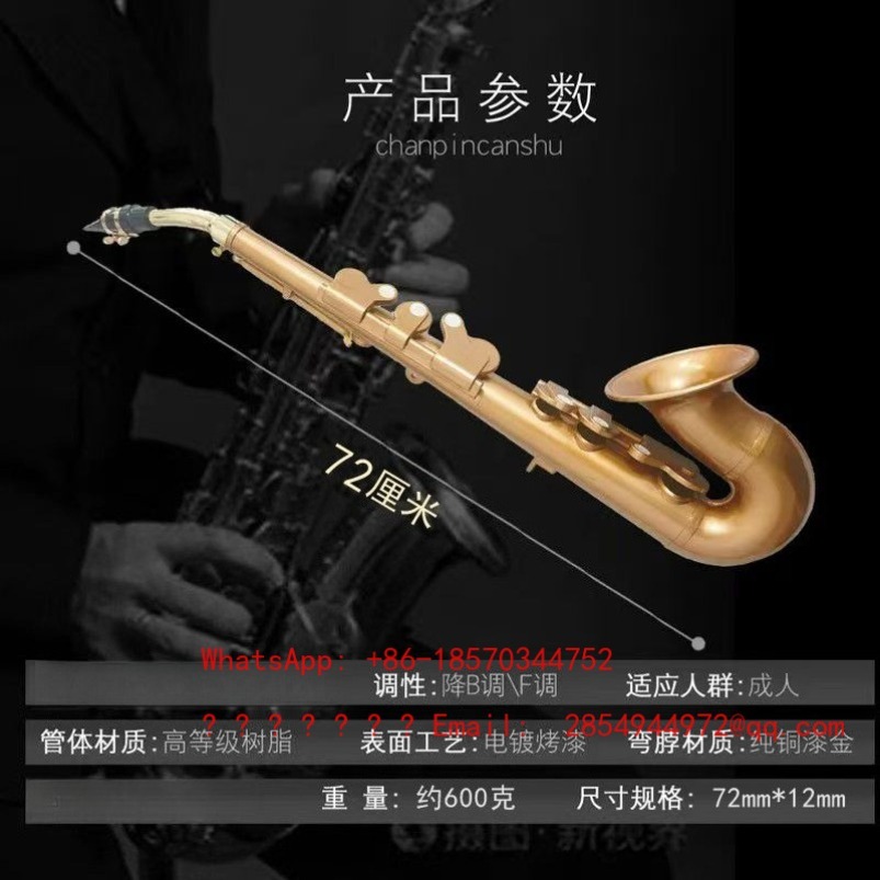 Saxofone de Resina Instrumento - Musical Instrument Easy To Learn avaliação e preço