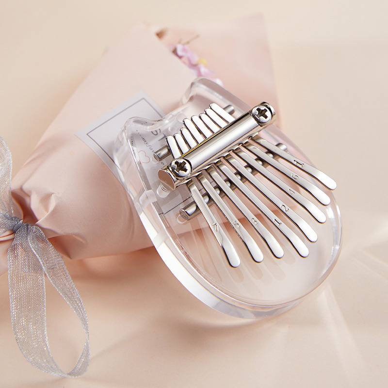 5*7cm 8key kalimba polegar pia - Musical Instrument Piano avaliação e preço