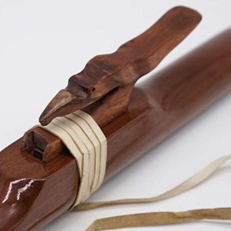Flauta indiana de madeira com  - Musical Instrument Indian avaliação e preço