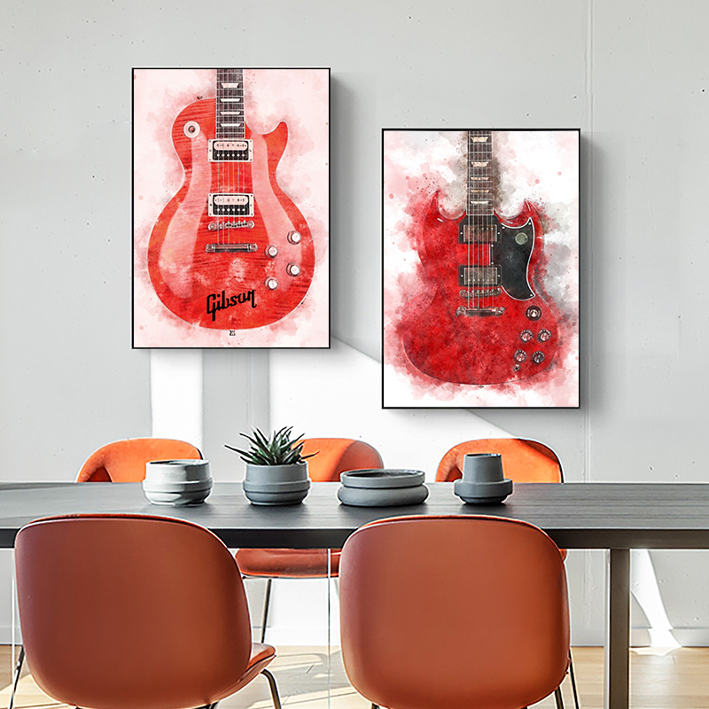 Vintage rock música guitarra q - Picture Of Musical Instrument avaliação e preço