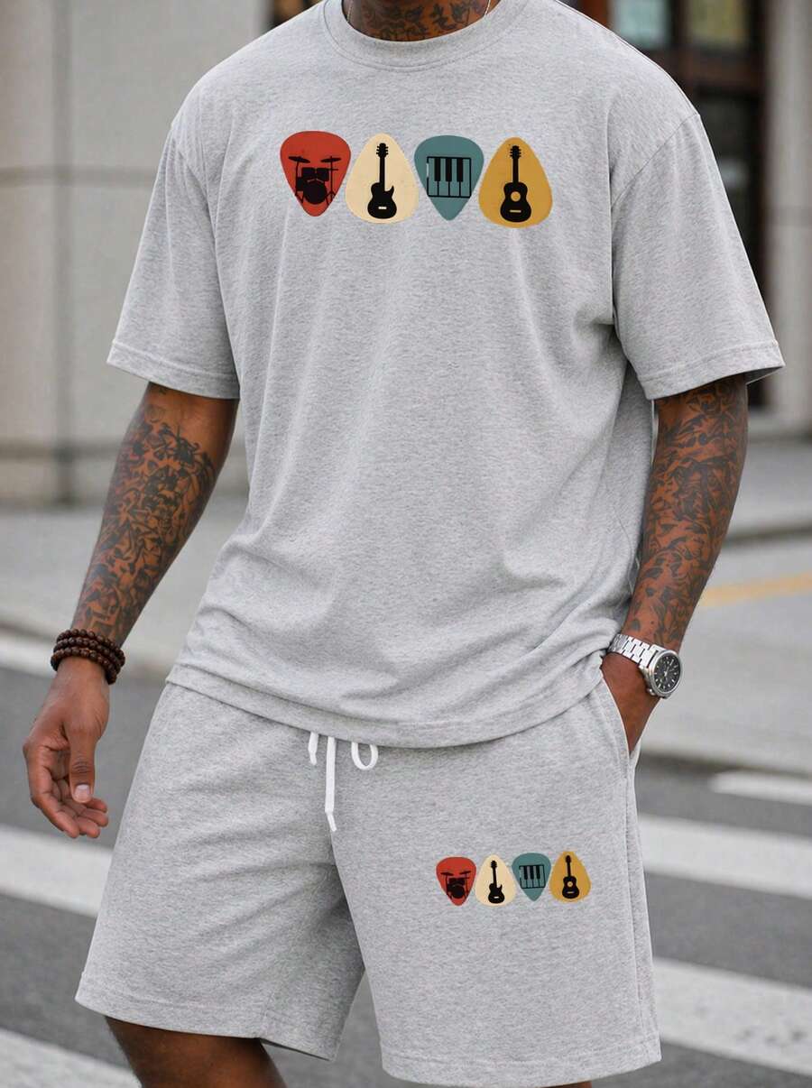 Conjunto Masculino de 2 Peças: - Musical Instrument Of avaliação e preço