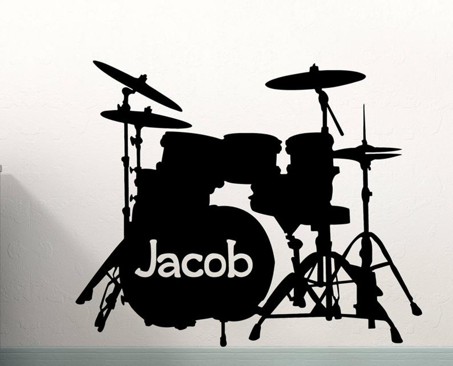 Conjunto de adesivo de parede  - Musical Instrument And Names avaliação e preço